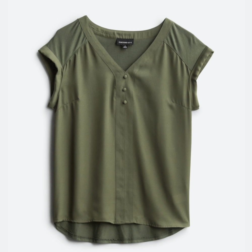 Fortune+ Ivy Sage Women's Blouse